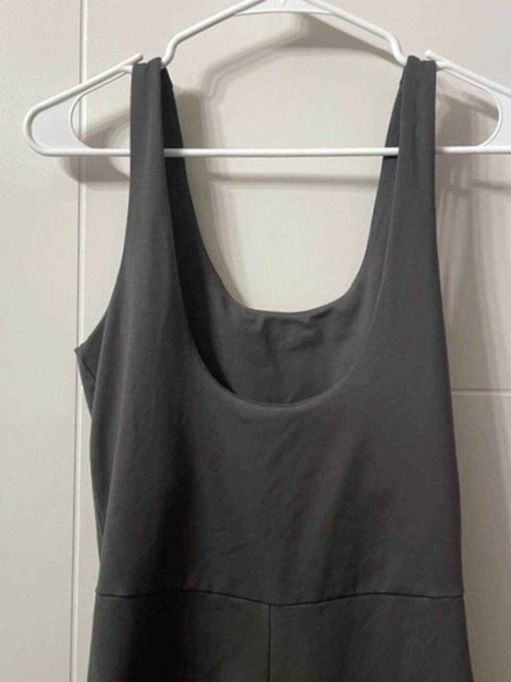 Girlfriend Collective Activewear Onesie Romper Unitard Gray Size Large - Picture 5 of 9